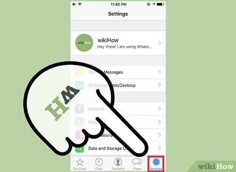 Hapus Data di WhatsApp Langkah 2