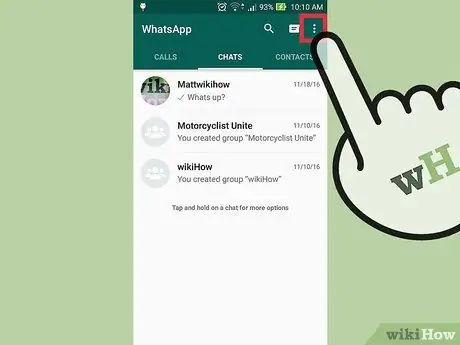 Effacer les données sur WhatsApp Étape 7