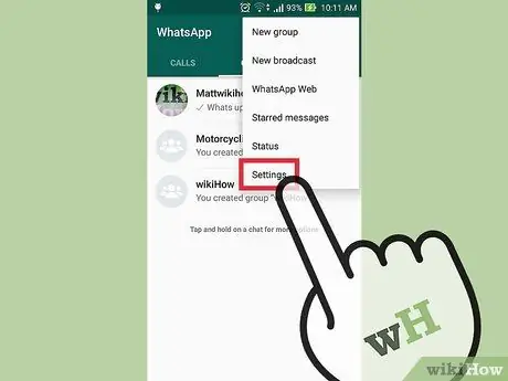 Effacer les données sur WhatsApp Étape 8