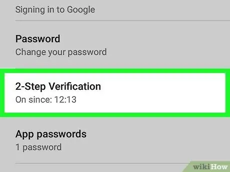 Desactiveu l'autenticació de dos factors al Samsung Galaxy Step 12