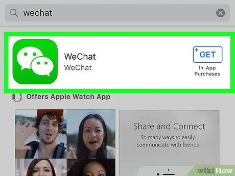 Installeer WeChat op iPhone of iPad Stap 4