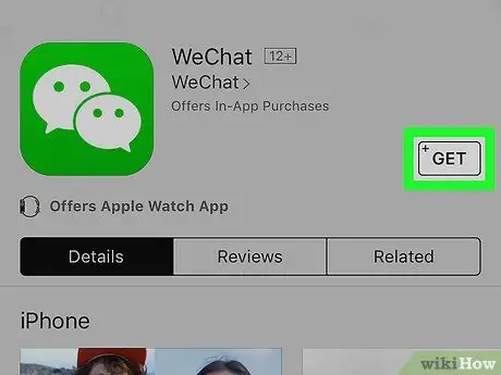 Instale o WeChat no iPhone ou iPad Etapa 5