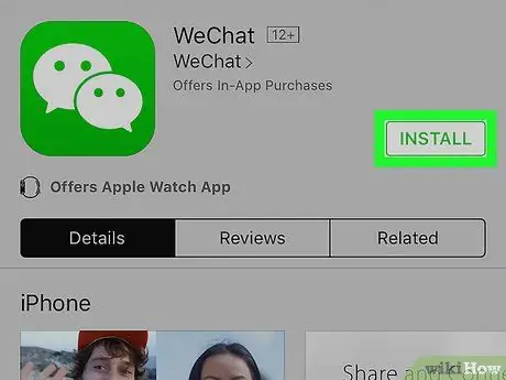 Installeer WeChat op iPhone of iPad Stap 6