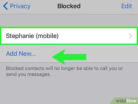 I-block ang Mga contact sa WhatsApp Hakbang 6