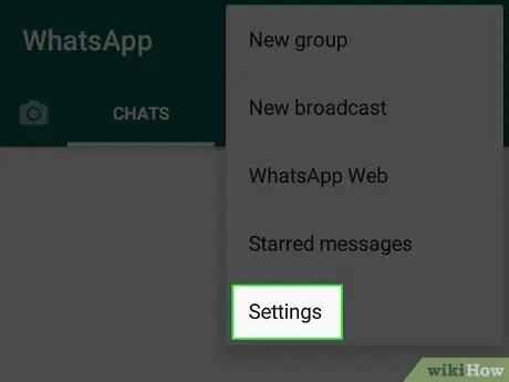 Canvieu qui pot veure el vostre estat a WhatsApp Pas 2