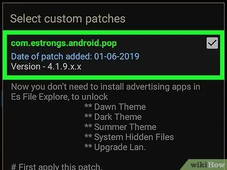 A Lucky Patcher használata az Android 22. lépésében