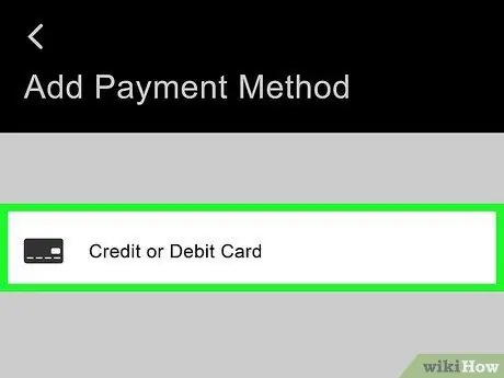 Add a Credit Card to Uber Account Step 5