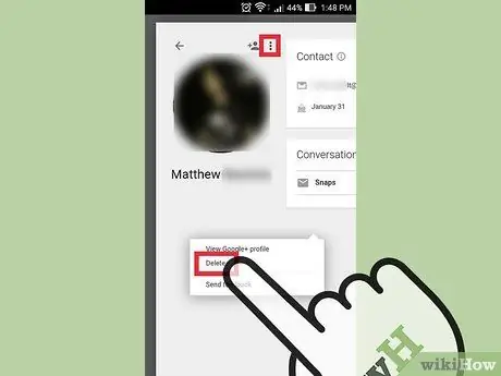 Suprimiu un contacte d'Android Pas 14