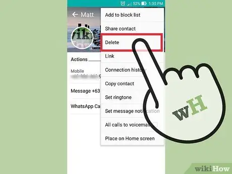 احذف جهة اتصال Android الخطوة 3