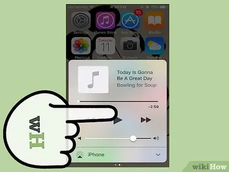 Wiederholen von Songs auf iOS 10 Schritt 11