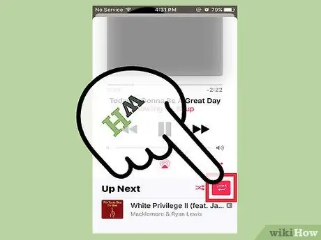 Ismételje meg a dalokat az iOS 10 rendszeren, 16. lépés