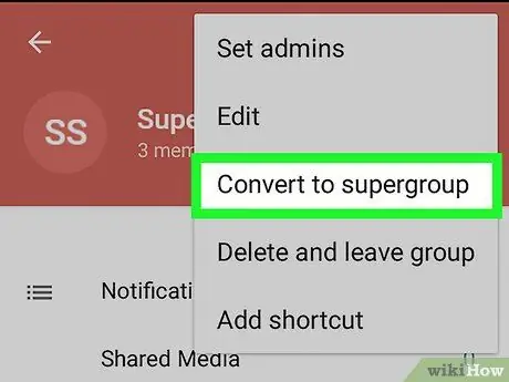 Crea un supergrupo en Telegram en Android Paso 10