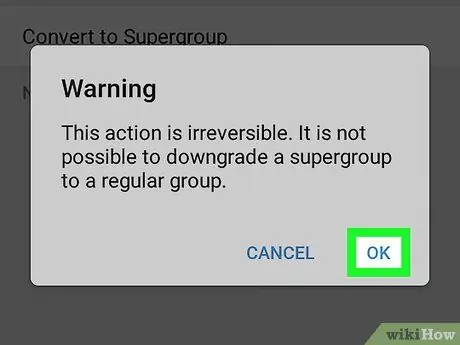 Maak 'n supergroep op Telegram op Android Stap 11