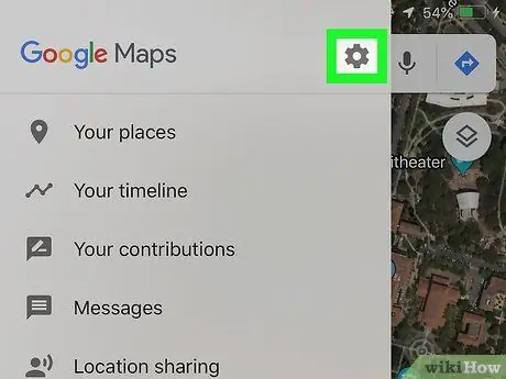 Etapa 6 para limpar o histórico de pesquisa do Google Maps