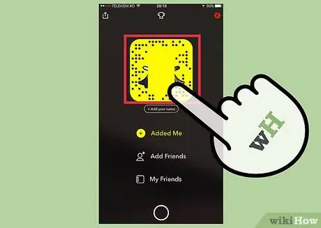 Споделете своя Snapcode Стъпка 3