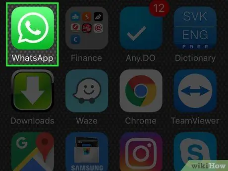 Ajouter ou supprimer l'horodatage sur WhatsApp Étape 1