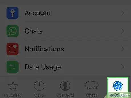 Ajouter ou supprimer l'horodatage sur WhatsApp Étape 2