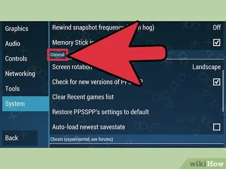 Restore Default Settings on a PPSSPP Step 4