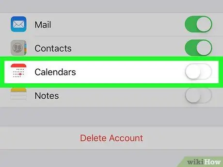 Ta bort kalendrar på iPhone Steg 9