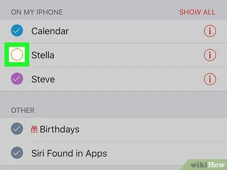 Eliminar calendaris a l'iPhone Pas 4