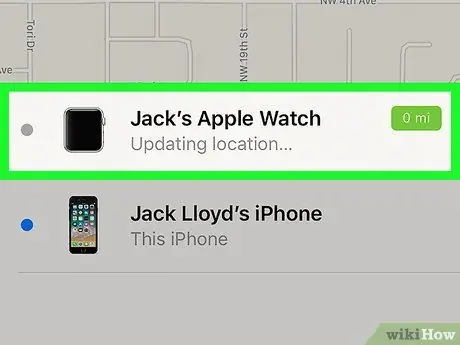 Encuentra un Apple Watch perdido Paso 3