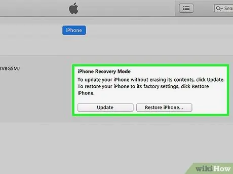 Puneți un iPod sau iPhone în modul de recuperare Pasul 5