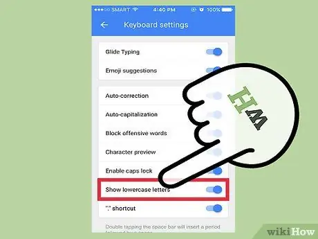 Edytuj ustawienia klawiatury Gboard Krok 10