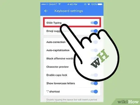 Wysig Gboard -sleutelbordinstellings Stap 3