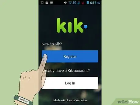 Gunakan Kik Langkah 2