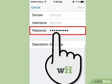 I-sync ang iyong iPhone sa Microsoft Exchange Hakbang 5