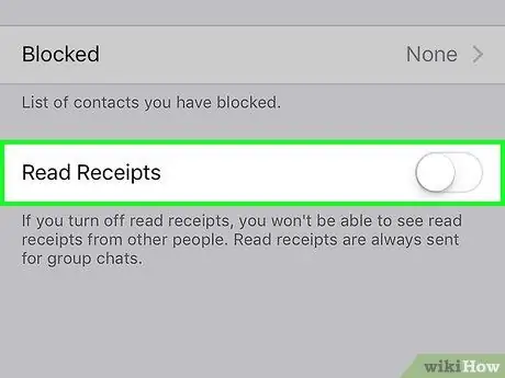 'Disable the "Message Seen" Blue Ticks in WhatsApp Step 5