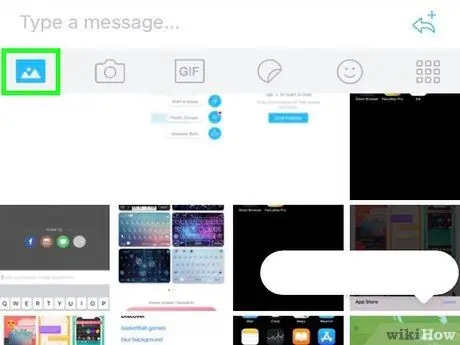 إرسال المرفقات على Kik Messenger الخطوة 4