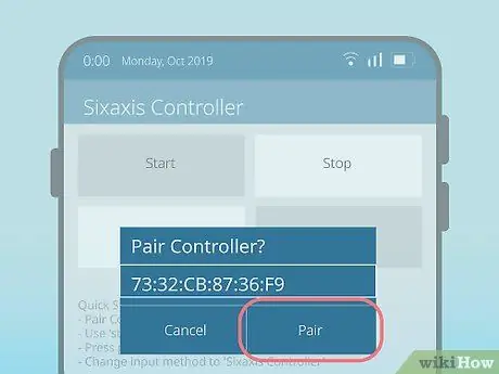 PS3 контроллерин Androidде Sixaxis Controller Step 19 менен зымсыз колдонуңуз