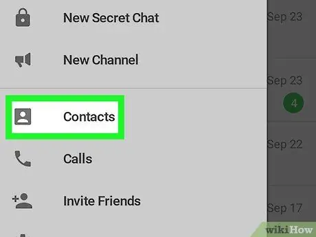 Bloquer un contact de télégramme sur Android Étape 3