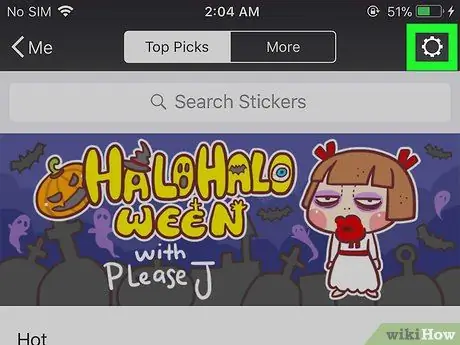 Membuat Stiker di WeChat di iPhone atau iPad Langkah 4