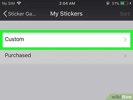 Membuat Stiker di WeChat di iPhone atau iPad Langkah 5