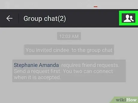 Tawm ntawm WeChat Group ntawm Android Kauj Ruam 4