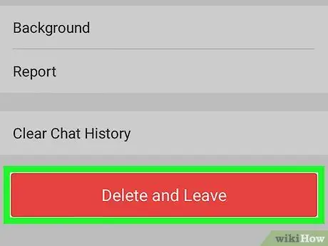 Leave a WeChat Group on Android Step 5