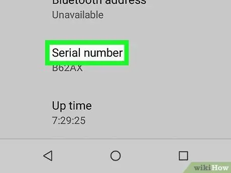 Găsiți numărul de serie al telefonului dvs. mobil fără a-l dezlipi Pasul 8