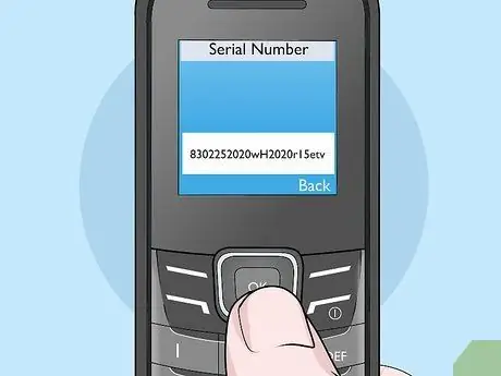 Gjeni numrin serik të telefonit tuaj celular pa e marrë veçmas Hapi 12