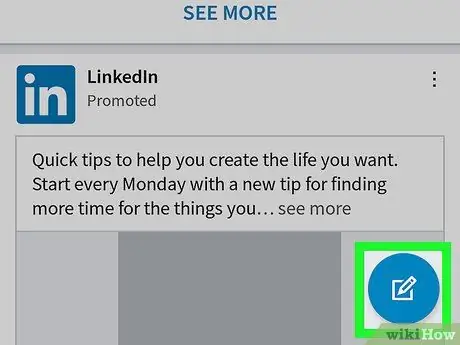 Uverejnite článok na LinkedIn v systéme Android Krok 2