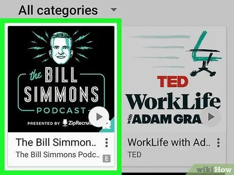 Makinig sa Mga Podcast sa Android Hakbang 5