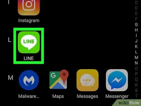 Hapus Kontak Aplikasi LINE di Android Langkah 1