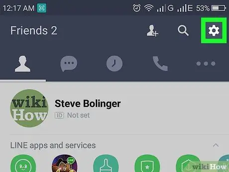 Hapus Kontak Aplikasi LINE di Android Langkah 6