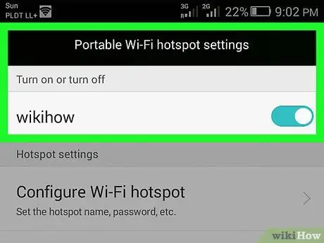 Se, hvem der har forbindelse til dit hotspot på Android Trin 1