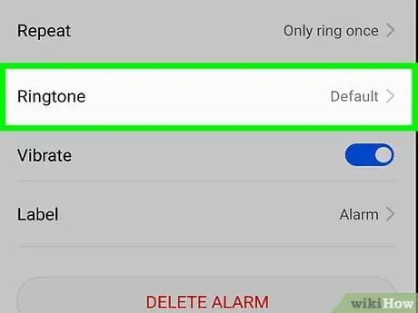 Ubah Nada Dering Alarm di Samsung Galaxy Langkah 4