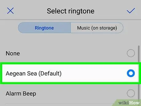 Cambiar el tono de llamada de la alarma en Samsung Galaxy Paso 5