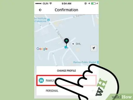 Magbahagi ng isang Uber Account Hakbang 17