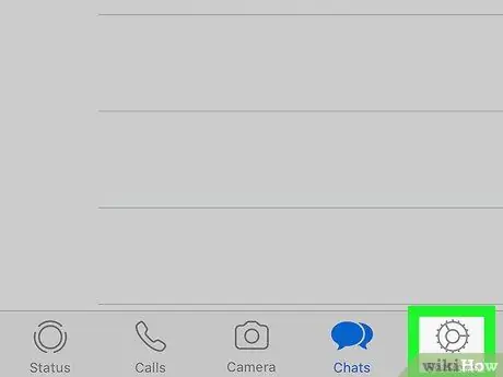 Schimbați Setările pe WhatsApp pe iPhone sau iPad Pasul 2