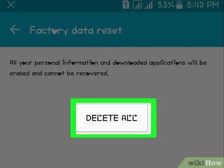 Gumawa ng isang Hard Reset sa isang Android Hakbang 6